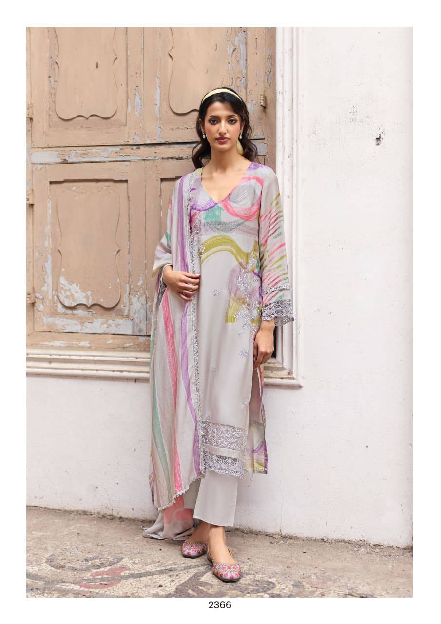 Ronaq By Kimora Suit 2363 to 2366 Series Stylish Beautiful Colourful PURE COTTON Dresses At Wholesale Price